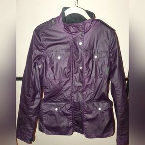 Hunter Waxed Outerwear Jacket - Plum - 6
